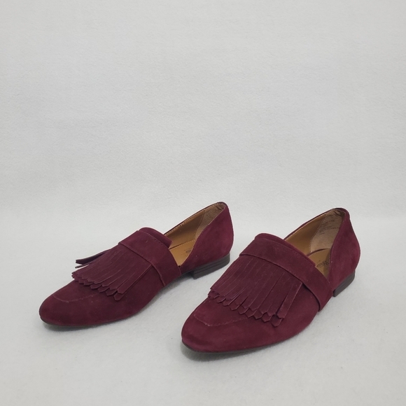 G.H. Bass & Co Burgundy Harlow Flats - Picture 3 of 6